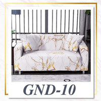 HKM-469139 Stretchable Sofa Cover with Pillowcases for Various Sizes: Fits 90-300 cm Sofas