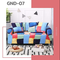 HKM-469139 Stretchable Sofa Cover with Pillowcases for Various Sizes: Fits 90-300 cm Sofas