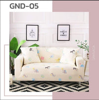 HKM-469139 Stretchable Sofa Cover with Pillowcases for Various Sizes: Fits 90-300 cm Sofas