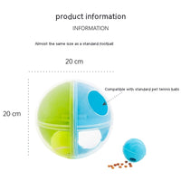HKM-469203 Interactive Maze Squall Ball Dog Toy with Sound and Leaky Ballenticator