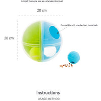 HKM-469203 Interactive Maze Squall Ball Dog Toy with Sound and Leaky Ballenticator