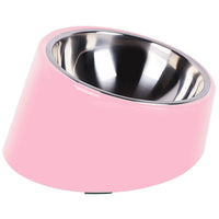 HKM-469267 Slanted Cat Bowl for Easy Feeding - Universal Pet Food Dish