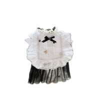 HKM-469395 White Yarn Princess Themed Pet Dog Skirt - XS to XL Sizes Available