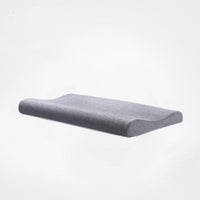 HKM-469587 Memory Foam Children's Low Pillow with Long-Staple Cotton Cover - Sky Blue Rectangular Design