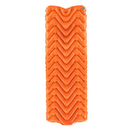 HKM-469587 Ultra-Light Portable Inflatable Sleeping Pad - Moisture-Proof Nylon Cushion for Camping (181 x 61 x 6.3 cm)