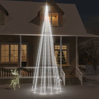 HKM-469715 Warm White LED Christmas Tree for Flagpole 180 cm with 108 Energy-Efficient Lights