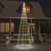 HKM-469715 Warm White LED Christmas Tree for Flagpole 180 cm with 108 Energy-Efficient Lights