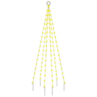HKM-469715 Warm White LED Christmas Tree for Flagpole 180 cm with 108 Energy-Efficient Lights
