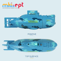 HKM-469715 Waterproof Remote Control Mini Submarine for Kids - EPT336494, Electric RC Boat, 4 Channels, Ages 5-13