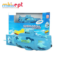 HKM-469715 Waterproof Remote Control Mini Submarine for Kids - EPT336494, Electric RC Boat, 4 Channels, Ages 5-13