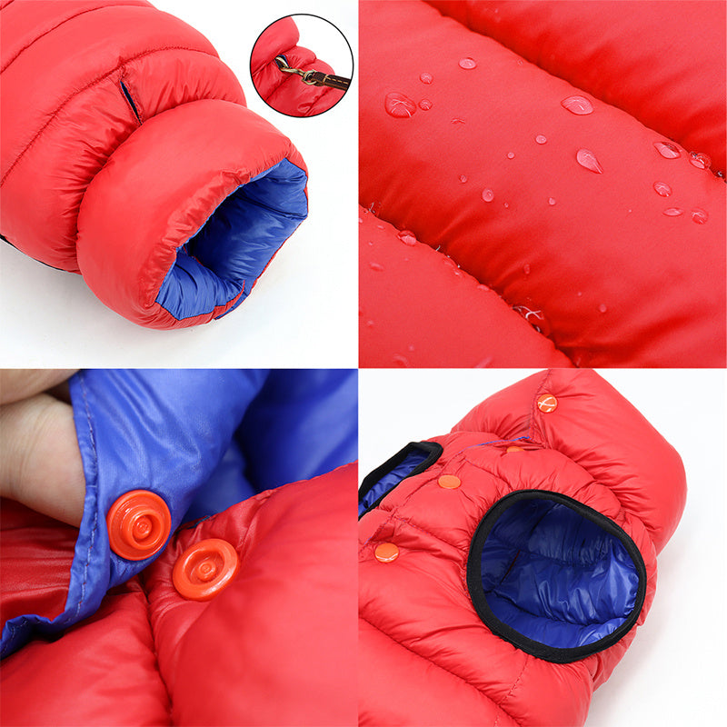 HKM-469779 Cotton Dog Clothes in Red, Blue, and Green - Sizes L to 7XL