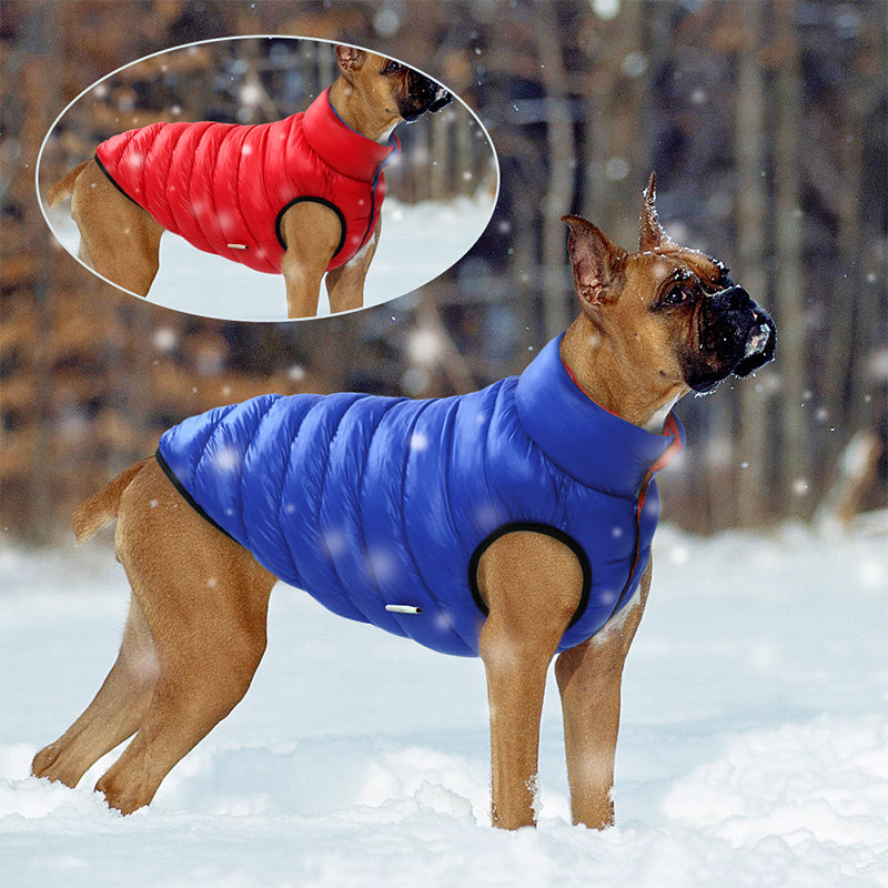 HKM-469779 Cotton Dog Clothes in Red, Blue, and Green - Sizes L to 7XL