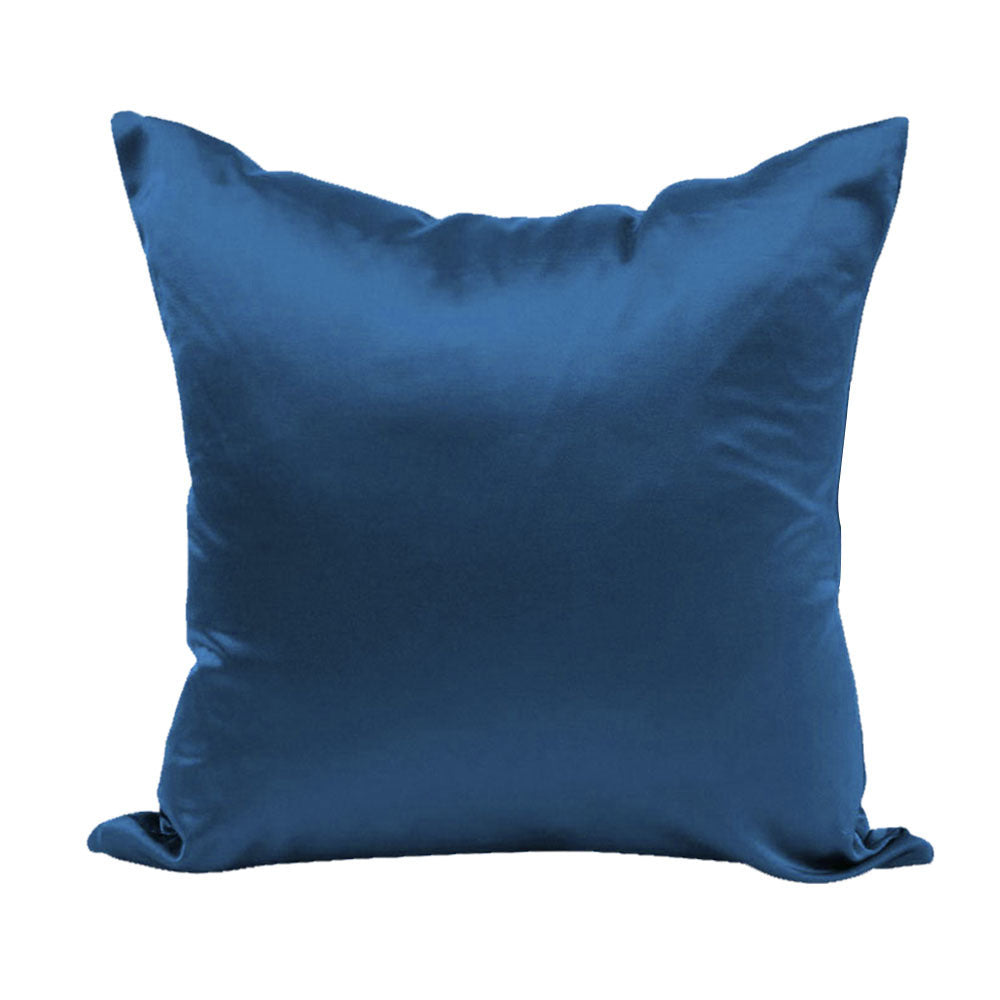 HKM-469971 Solid Color Satin Cushion Cover for Living Room - 45x45cm