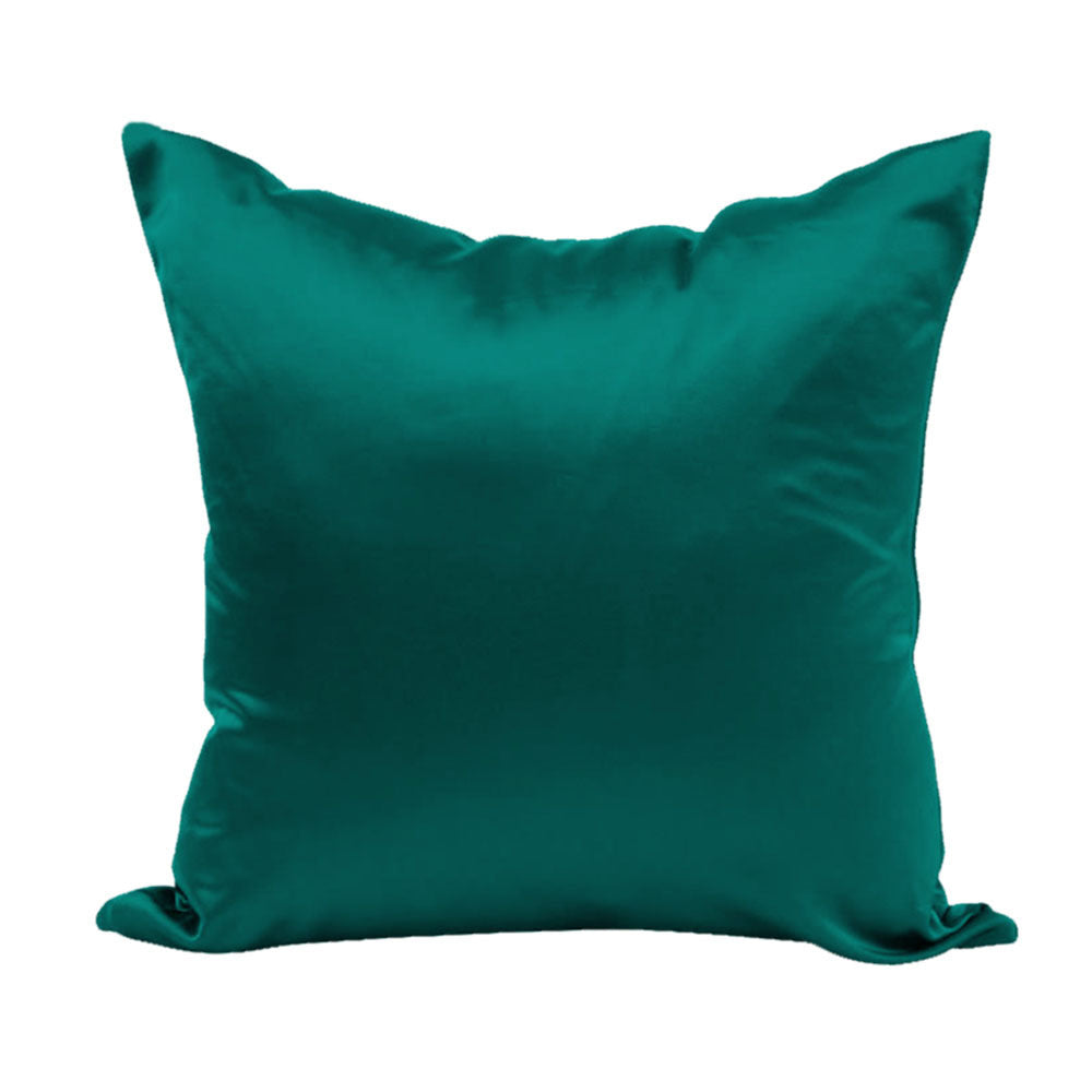 HKM-469971 Solid Color Satin Cushion Cover for Living Room - 45x45cm
