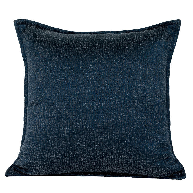 HKM-470035 Denim Blue Modern Minimalist Pillow Cover for Living Room, 45x45cm