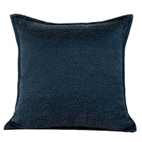 HKM-470035 Denim Blue Modern Minimalist Pillow Cover for Living Room, 45x45cm