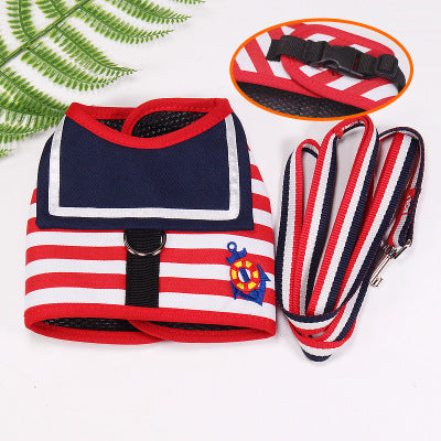 HKM-470099 Puppy Chest Strap Leash with Adjustable Dog Walking Rope, Available in Multiple Sizes