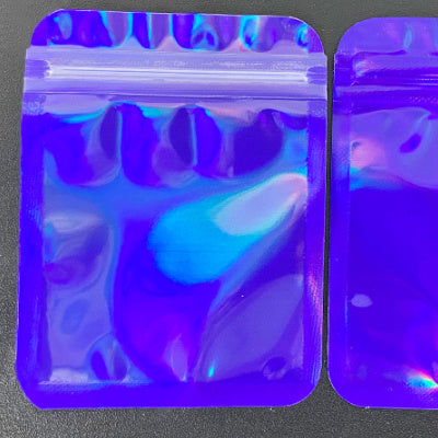 HKM-470163 Colorful Laser Internal Printing Ziplock Bag for Ornament Packaging