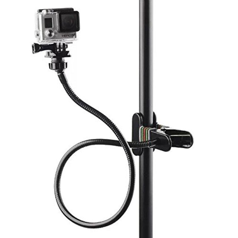 HKM-470163 Universal Hose Bracket with Metal Webcam Support and Cellphone Holder