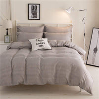 HKM-470227 Student Bedding Set - Modern Quilt Cover 4-Piece Collection for 1.2m to 2.2m Beds, Various Patterns