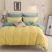 HKM-470227 Student Bedding Set - Modern Quilt Cover 4-Piece Collection for 1.2m to 2.2m Beds, Various Patterns