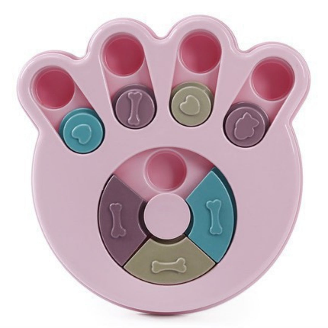HKM-470355 Interactive Dog Feeding Toys for Boredom Relief - Educational, Durable, and Engaging Designs in Blue, Green, and Pink
