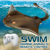 HKM-470483 Remote Control Simulation Manta Ray Toy for Swimming Pools - Water Play Activity for Ages 5 and Up