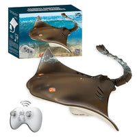 HKM-470483 Remote Control Simulation Manta Ray Toy for Swimming Pools - Water Play Activity for Ages 5 and Up