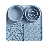 HKM-470675 Silicone Pet Slow Food Mat Strong Suction Cup