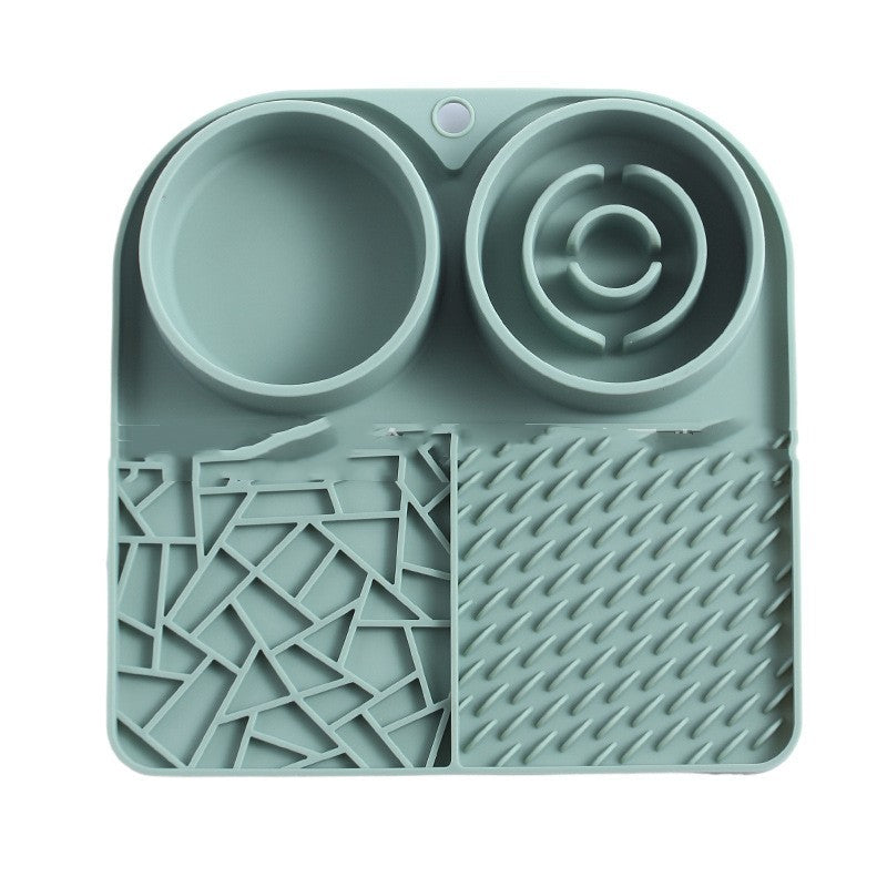 HKM-470675 Silicone Pet Slow Food Mat Strong Suction Cup
