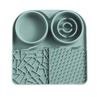HKM-470675 Silicone Pet Slow Food Mat Strong Suction Cup