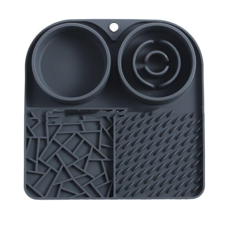 HKM-470675 Silicone Pet Slow Food Mat Strong Suction Cup