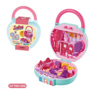 HKM-470739 Kids Makeup Role Play Set with Handbag and Suitcase for Pretend Play Ages 5-7