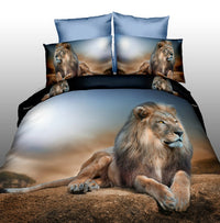 HKM-470867 Brushed 3D Four-Piece Bedding Set with Floral Design in Polyester Fiber