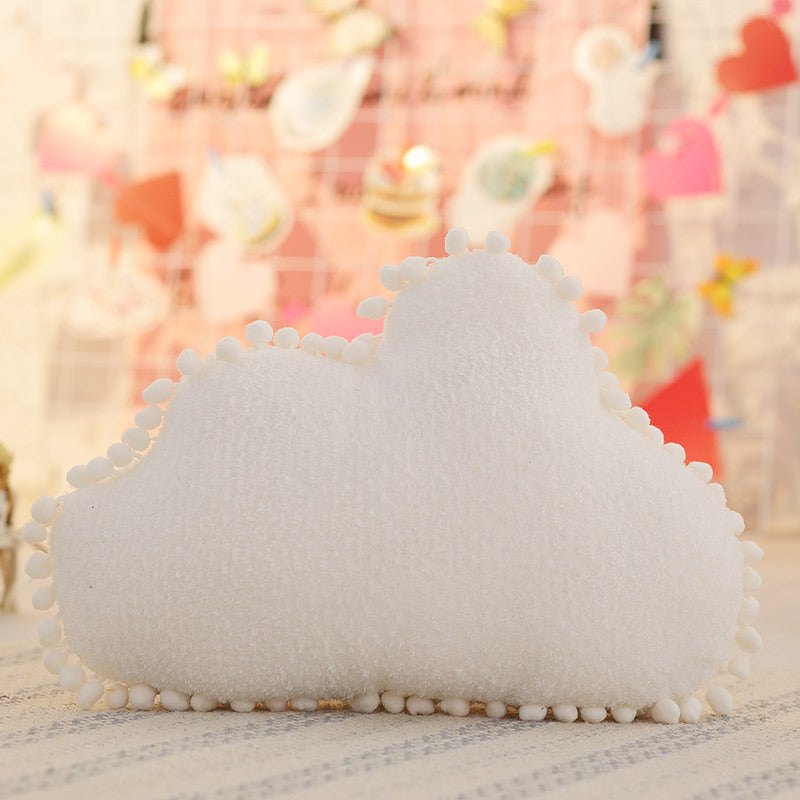 HKM-470867 Nordic Style Moon Cloud Five-Pointed Star Pillow for Teens
