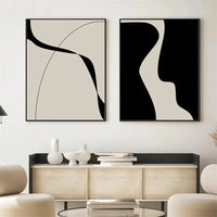 HKM-470995 Abstract Canvas Wall Art – Nordic Style Decorative Painting in Various Sizes