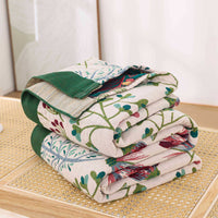 HKM-471059 Lightweight Pure Cotton Gauze Towel Blanket - Summer Cover 200cm x 230cm