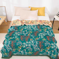 HKM-471059 Lightweight Pure Cotton Gauze Towel Blanket - Summer Cover 200cm x 230cm