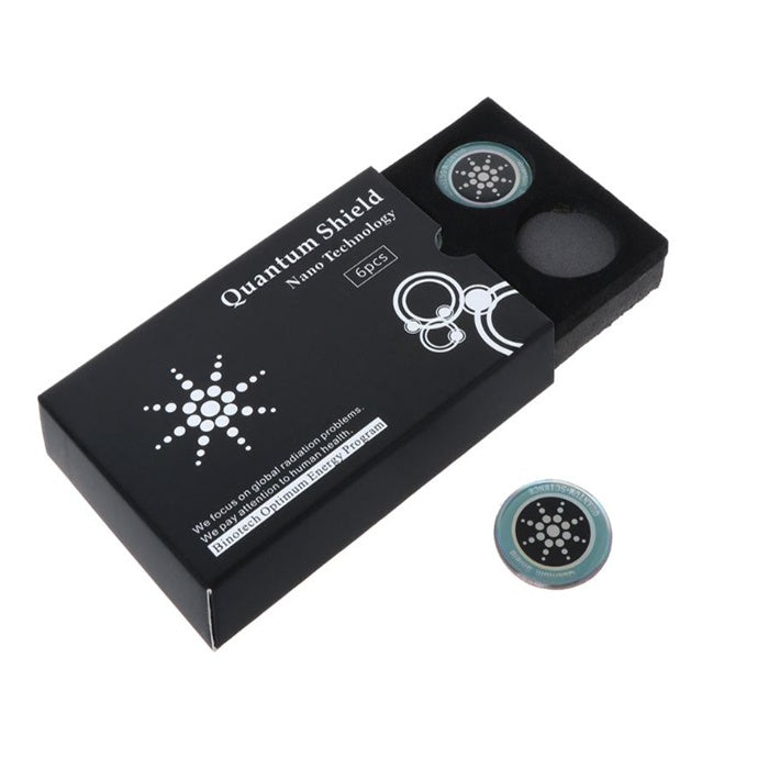 HKM-471123 Anti-Radiation Phone Stickers - 6 Pack for EMF Protection and Battery Life Extension