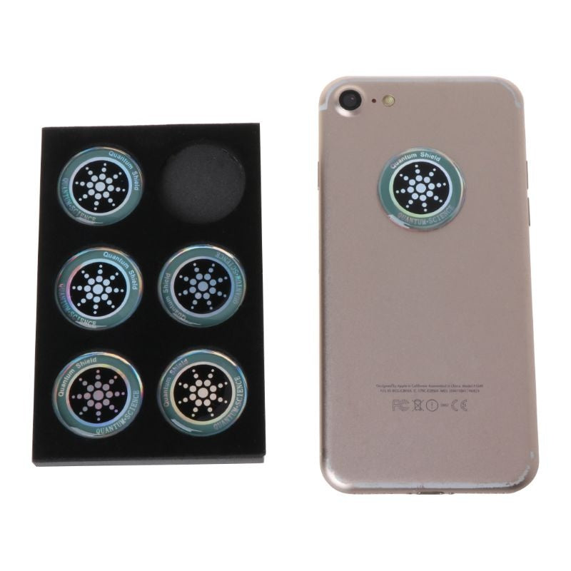 HKM-471123 Anti-Radiation Phone Stickers - 6 Pack for EMF Protection and Battery Life Extension