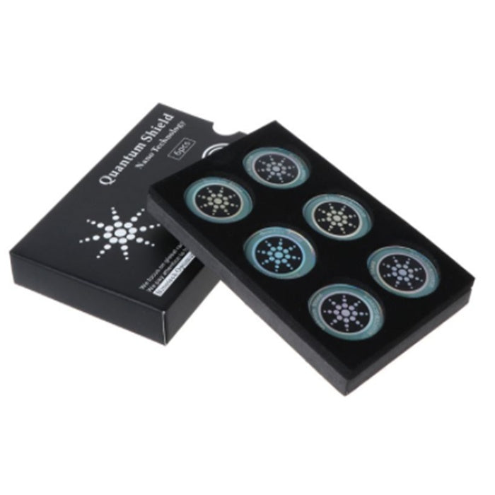 HKM-471123 Anti-Radiation Phone Stickers - 6 Pack for EMF Protection and Battery Life Extension