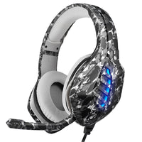 HKM-471123 Universal USB + 3.5mm Wired Gaming Headset with Adapter Cable