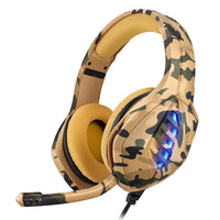 HKM-471123 Universal USB + 3.5mm Wired Gaming Headset with Adapter Cable