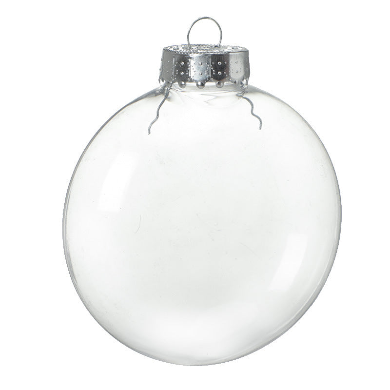 HKM-471187 Transparent Christmas Plastic Ball Bulb Decorations - Various Shapes Available