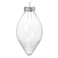 HKM-471187 Transparent Christmas Plastic Ball Bulb Decorations - Various Shapes Available