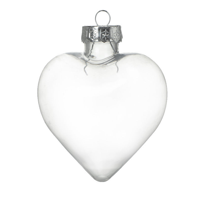 HKM-471187 Transparent Christmas Plastic Ball Bulb Decorations - Various Shapes Available
