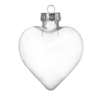 HKM-471187 Transparent Christmas Plastic Ball Bulb Decorations - Various Shapes Available