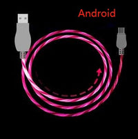 HKM-471251 1M TPE Charging Cable for iPhone and Android Devices - Data Transmission, 2.4A Current, Multiple Colors Available