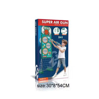 HKM-471315 3-in-1 Outdoor Sports Target Game with Soft Balls and Launchers for Kids