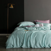 HKM-471379 Lyocell Fiber Simple Duvet Cover Set - Twin/Queen/King Sizes Available